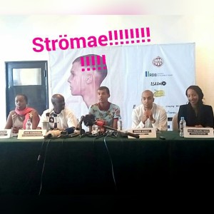 The Stromae Press Conference courtesy of my Snapchat pic...